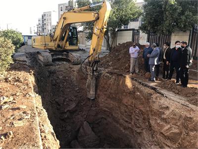 بازدید از پروژه های فاضلاب اهواز
